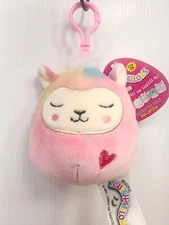 Squishmallows Leslie The Llama Clip On 3.5" NWT
