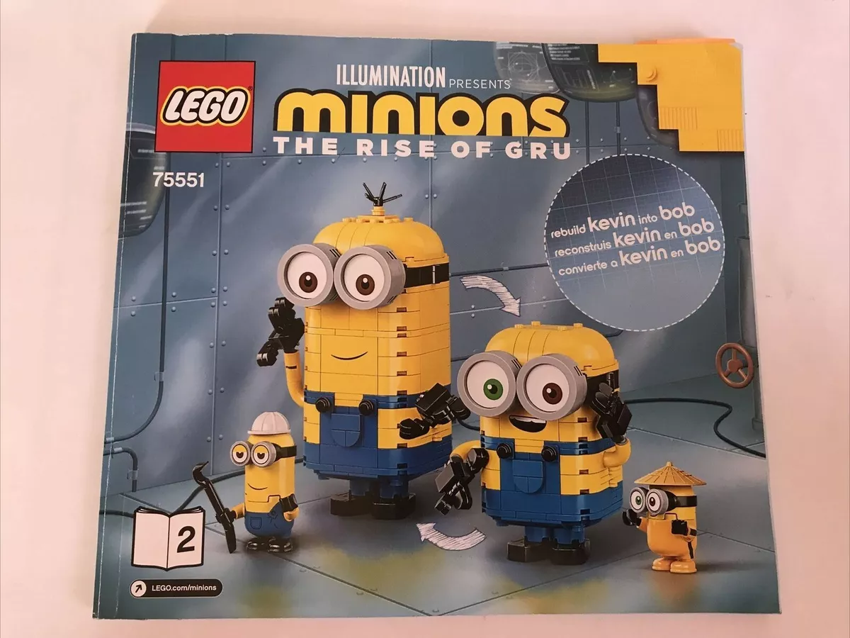 LEGO Illumination Minions The Rise of Gru Instructional Manual 75551