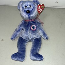 TY Beanie Baby "Periwinkle The Bear" 2000 Retired VINTAGE Feb. 8, 2000 Toy