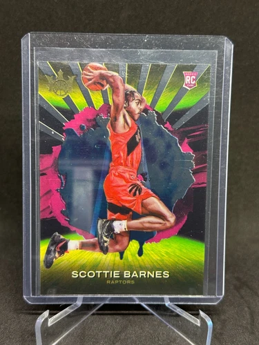 Scottie Barnes Rookie 2021-22 Panini Court Kings Acetate RC #16 Raptors