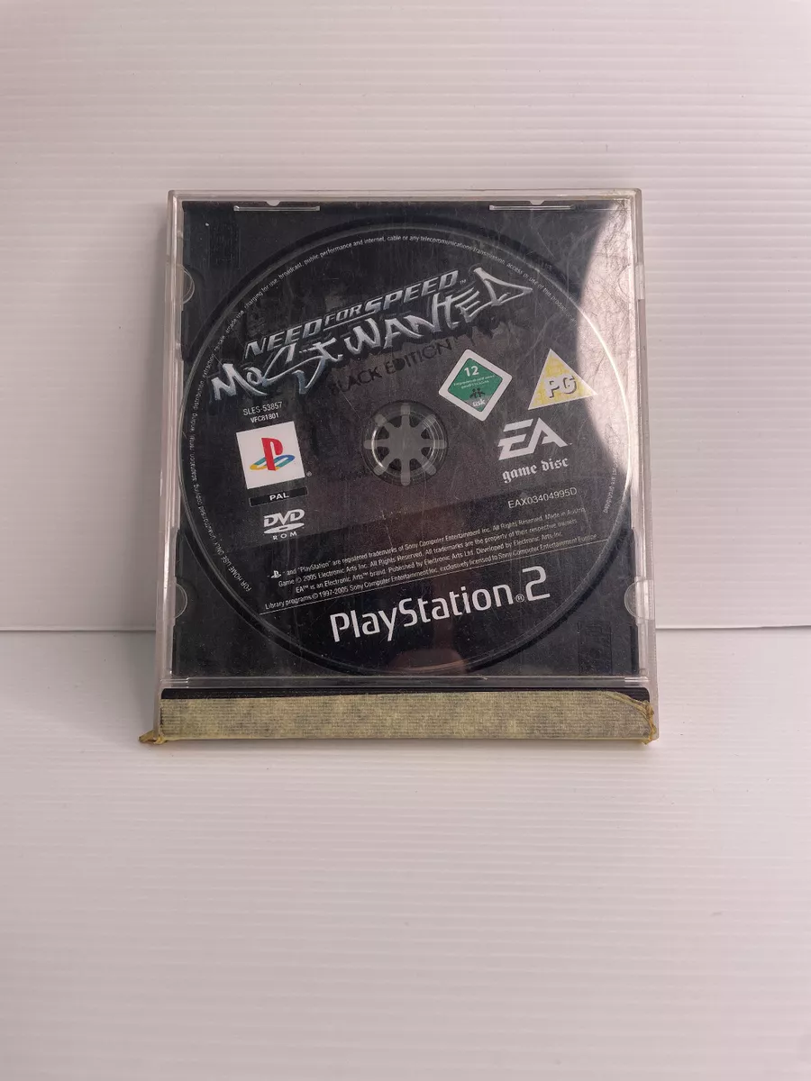 Playstation 2 PAL Edition Need for Speed Most Wanted Video Game