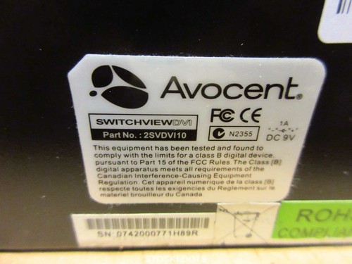 Commutateur KVM USB 2SVDVI10 SwitchView DVI 2 ports avec concentrateur USB 2.0 et audio - Photo 3/3