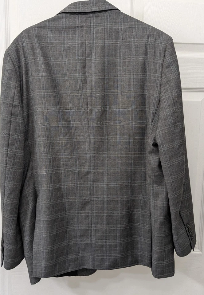 Alfred Dunhill London Men's Gray Suit Jacket Super 100's Size 52 Short - Image 2 of 4