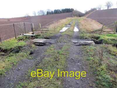 Foto 6x4 Waverley Line Gleisbett (cg) Charlesfield Eine Brücke ist eingestürzt c2013