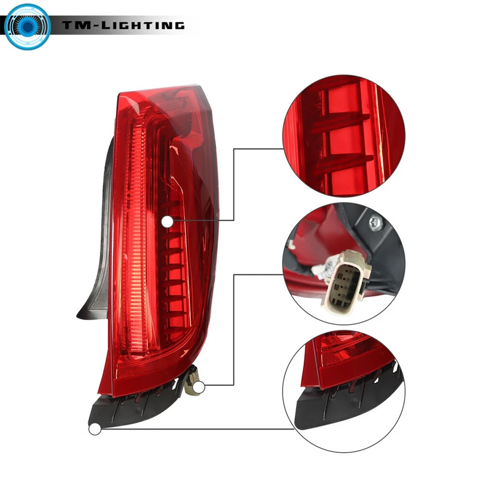 Luz trasera pasajero lado derecho lámpara de freno para Cadillac XTS 2013 2014-2017 Foto 4 de 4