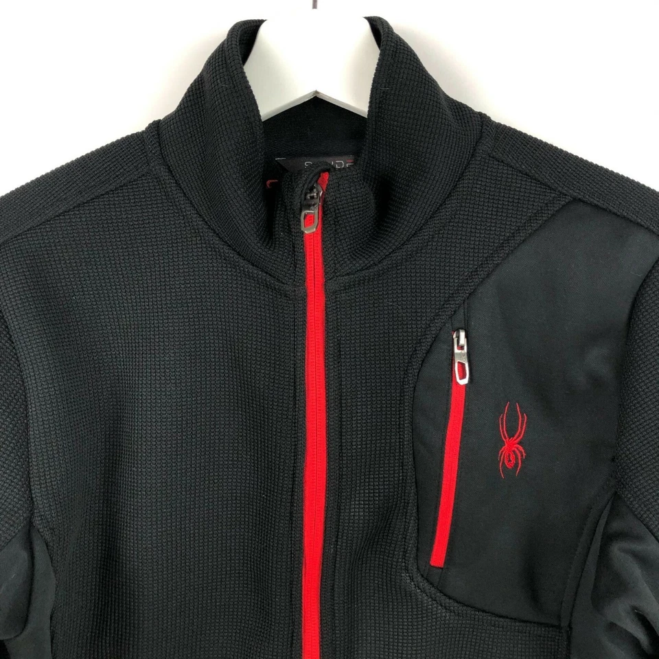 Chaqueta Spyder L 14-16 Negra Cremallera Frontal Niño Niña Unisex Foto 2 de 4