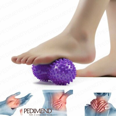 PEDIMEND  Muskelmüdigkeit Schmerzen Schmerzlinderung Erdnussform stacheliger Massageball 1 Stück UK
