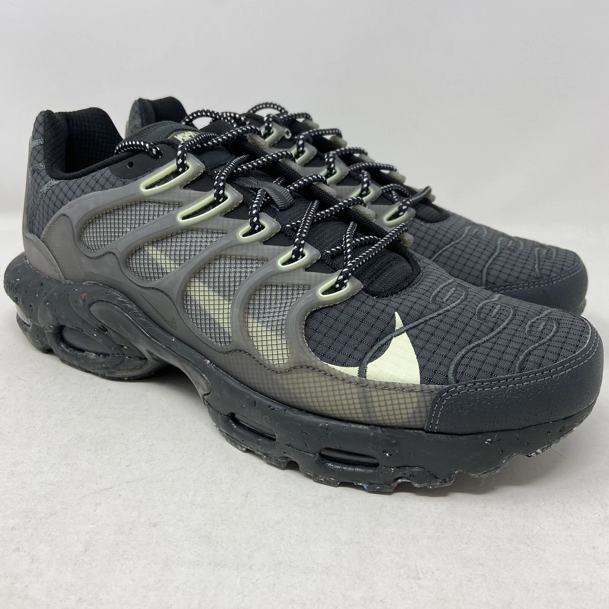 Nike Air Max Terrascape Plus Black Grey Lime Mens Size 12 DC6078-002 Sneakers