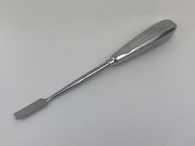 【保管品】未使用 ELSE LUNETIER FRANCE エルセ DIV.20 Lempert Periosteal Elevator Straight 7mm x 25mm Tip 8in Length