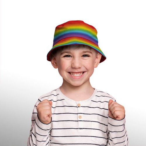 Arcoiris - Sombrero de Pescador Moda Sol Tapa Exterior Sombrero Unisex - Imagen 8 de 11