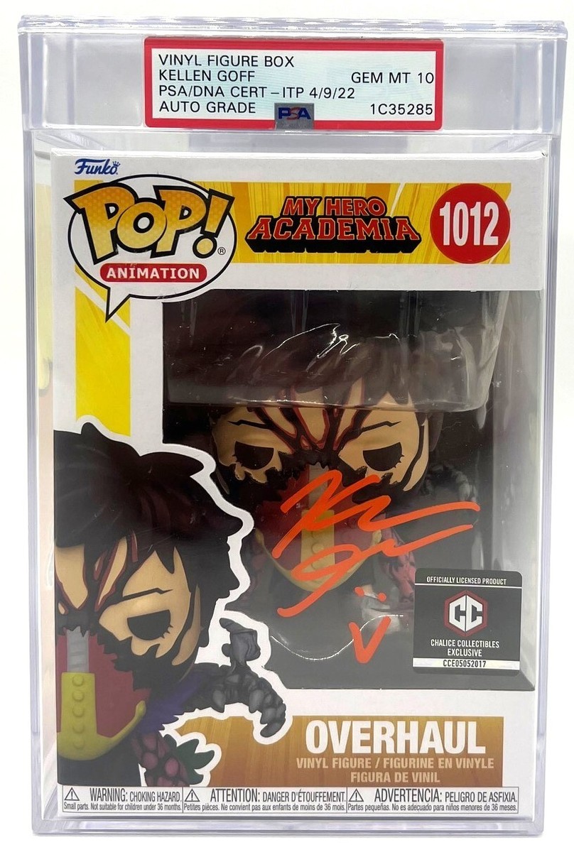 Funko Pop! Chalice Exclusive MHA Overhaul #1012 Autograph by