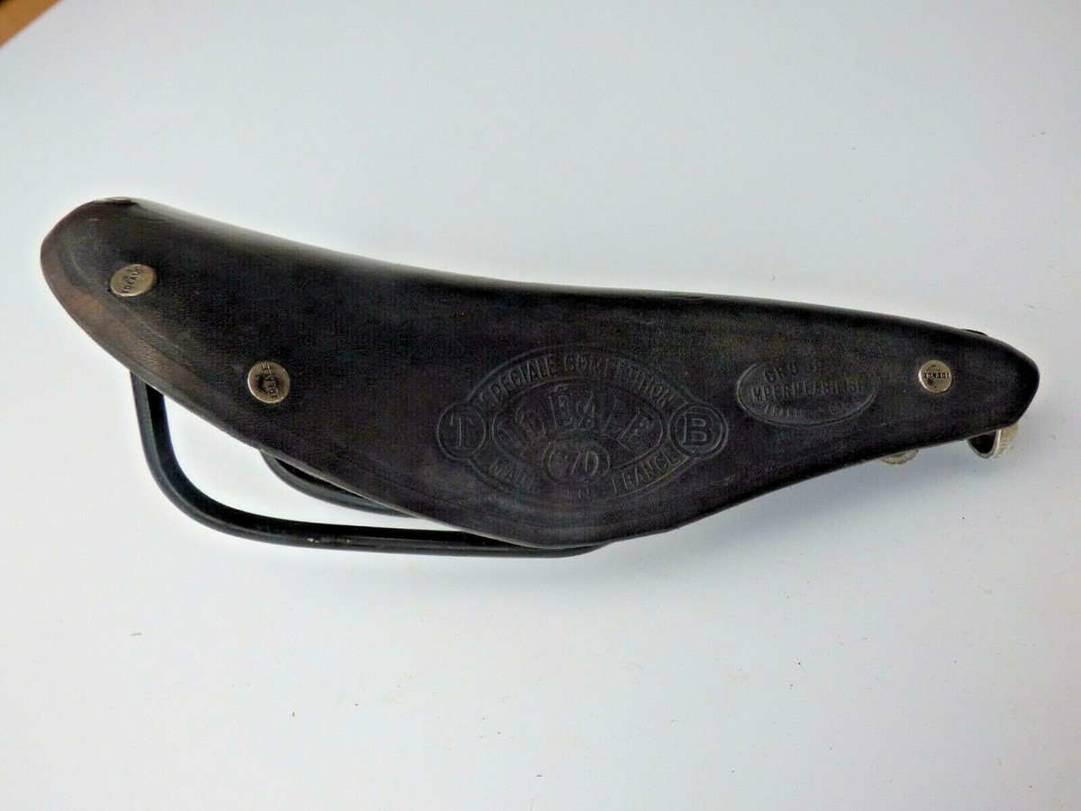 IDEALE 70 SPECIAL COMPETITION TB BLACK LEATHER RACING SADDLE
