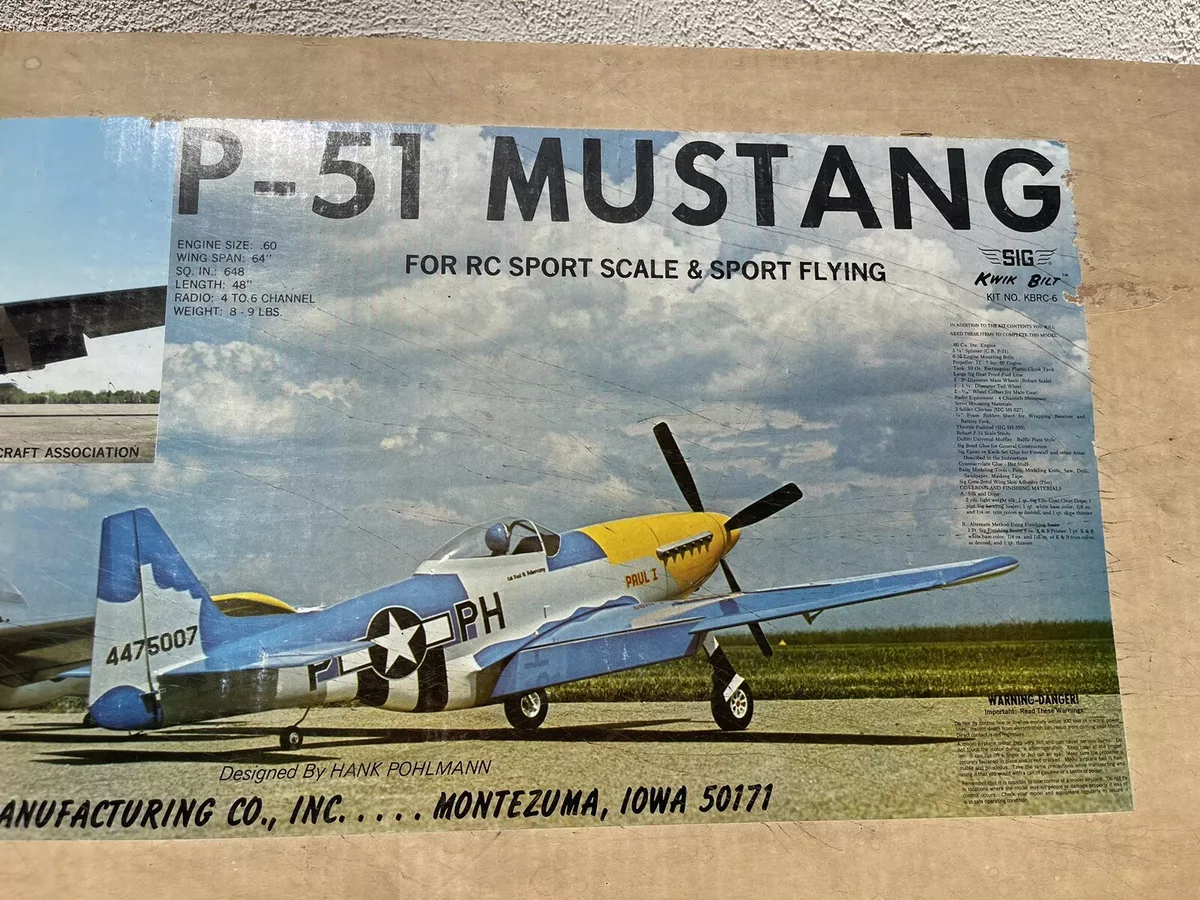 P 51 sale mustang balsa kit