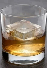 Extra LARGE Silicone Ice Cube Tray W&P Peak BPA FREE Dishwasher Safe 2 1/4 Inch