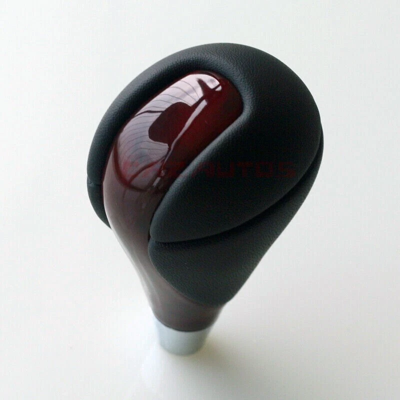 POMO DE CAMBIO DE MARCHAS DE CUERO GENUINO AUTOMÁTICO PARA TOYOTA ALTIS AURIS COROLLA Foto 4 de 4