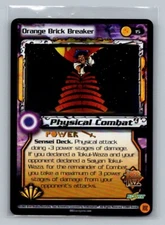1x DBZ CCG ORANGE BRICKER BREAKER 15 HOLO FOIL BOJACK SUBSET PROMO LIMITED