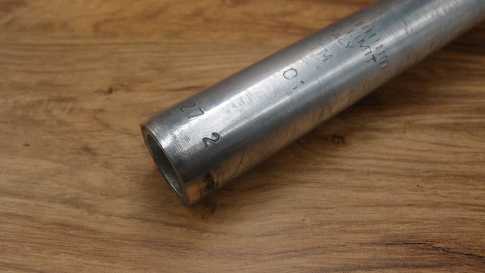 Tija de sillín lisa de aleación de aluminio 2001 ITM hecha en Italia para bicicleta de carretera MTB 27,2 mm Foto 4 de 4