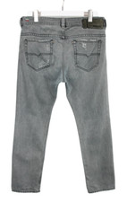 Jeans Diesel Thavar slim skinny 0886B uomo W34/L30 Faded Distressed Grey