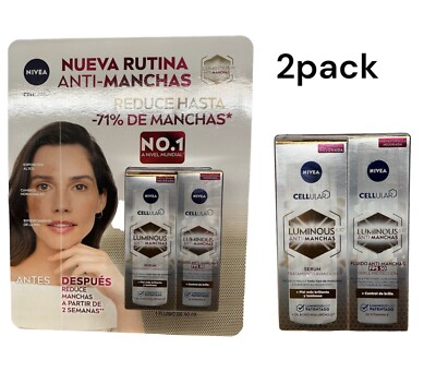 2x Nivea Cellular Luminous 630 Anti Pigmentation Anti manchas /serum  40ml Each
