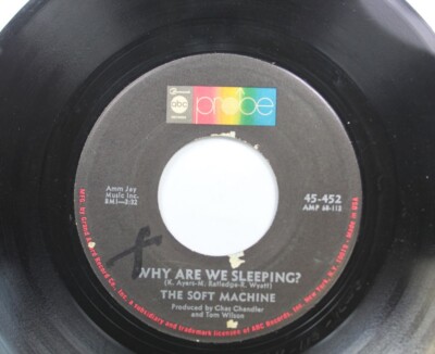 The Soft Machine Vinyl 7'' Single 45 RPM Rock Psych 45 - Why Are We Sleeping?