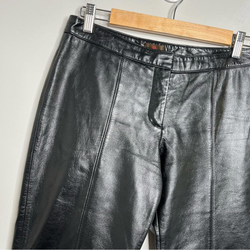 Danier Womens Size 4 Genuine Leather Black Bootcu… - image 7