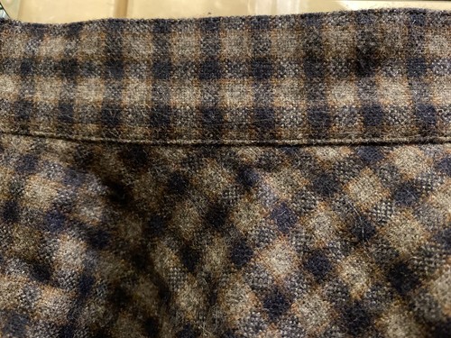 Bonpoint Girls Gray Blue Cheked Skirt Size 4 Perfect For Holiday Party - Picture 2 of 4