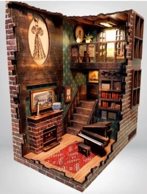 UK LASER SHOP Home Sweet Home Buchecke Modellbausatz zum Selbermachen KOSTENLOSE UK-LIEFERUNG......