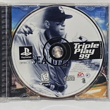 Triple Play 99 PlayStation 1 PS1 Video Game Sony 1998 MLB Baseball