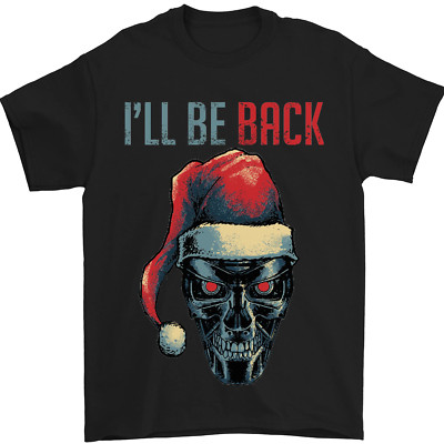 Weihnachten Ill Be Rücken Science Fiction Lustig Herren 100% Baumwolle