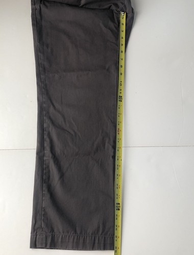 Banana Republic Emerson Chino Pant Men's Gray Size 35X28 - Picture 7 of 14
