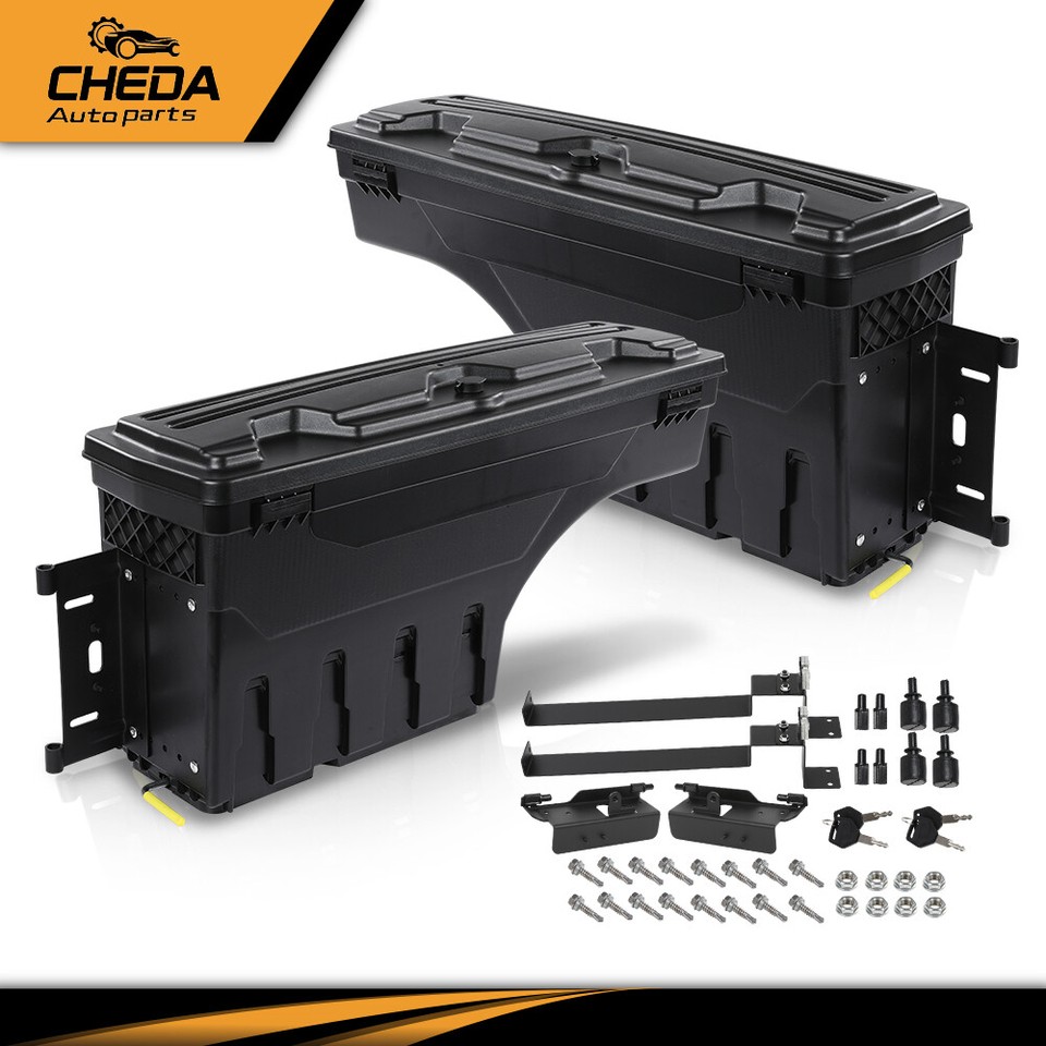 Left&Right Swing Case Truck Bed Storage Tool Box Fit For 1921 Dodge