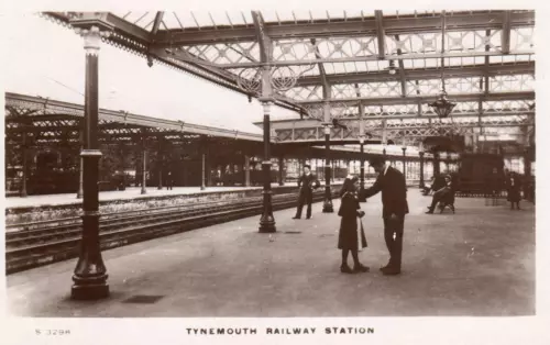 tynemouth railway station northumberland unused rp pc whs kingsway image 1