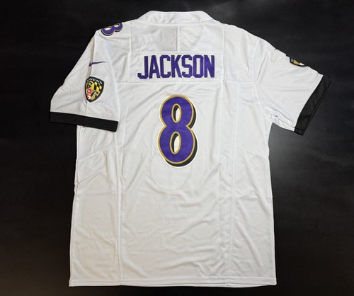 XL Lamar Jackson #8 Vapor FUSE Trikot weiß Baltimore Ravens Neu mit Etikett - Bild 7 von 9