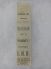 GOLDEN ILLINOIS 78th INFANTRY GAR CIVIL WAR GRAND ARMY REPUBLIC REUNION RIBBON