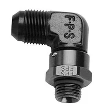  Performance Systems 499207-BL #8 X 9/16-18 (6) 90 Degree Swivel Black 