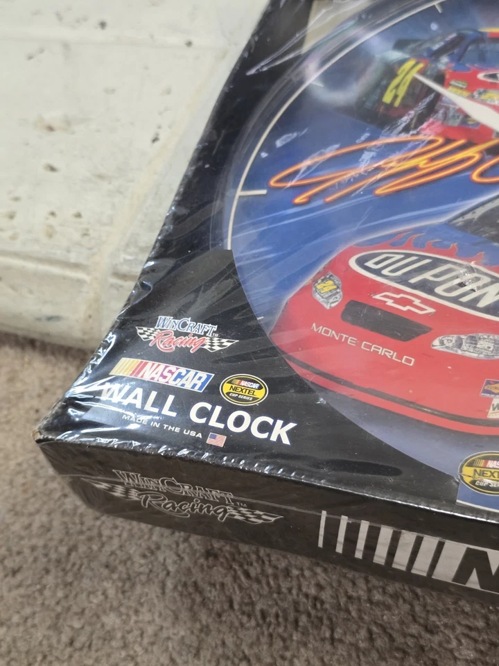 Nascar JEFF GORDON #24 Wall Clock (SEALED / NEW) HMS 20 Years Anniv - Win Craft - Image 2 of 4