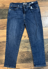 Levi's Boyfriend Stretch Mid Rise Denim Blue Jeans Womens Size 31