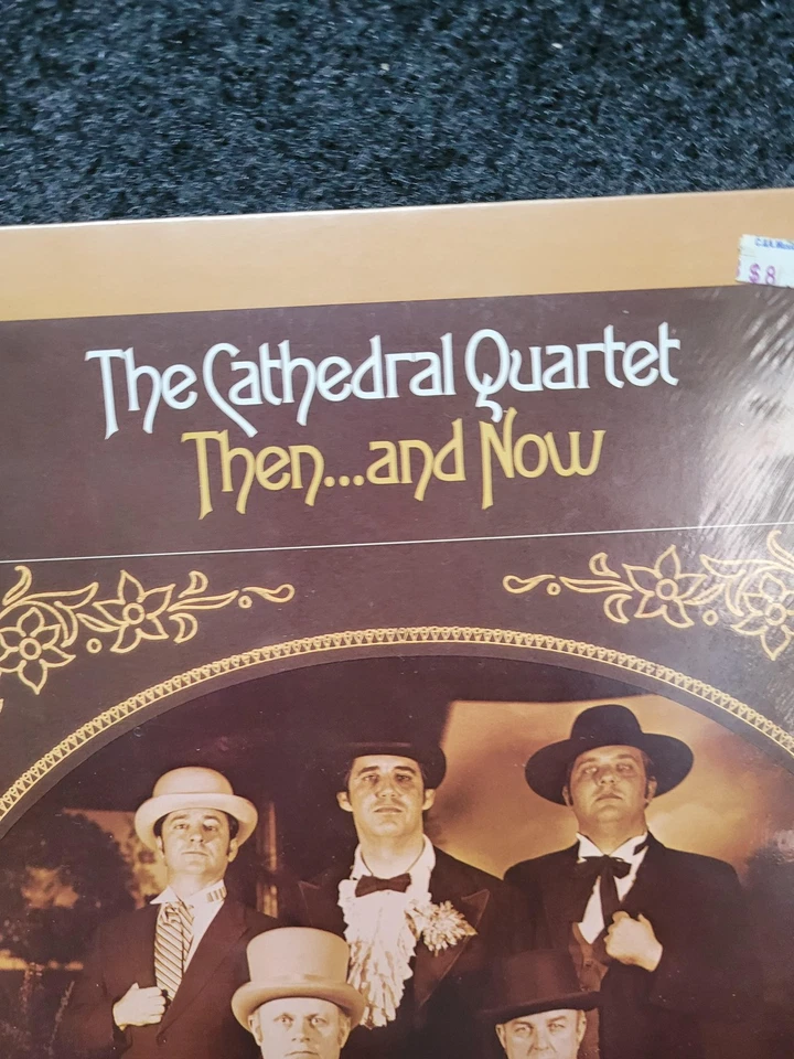 Vintage Cathedral Quartet Vinyl Then and Now LP 1977 Gospel Canaan Records - Image 2 of 4