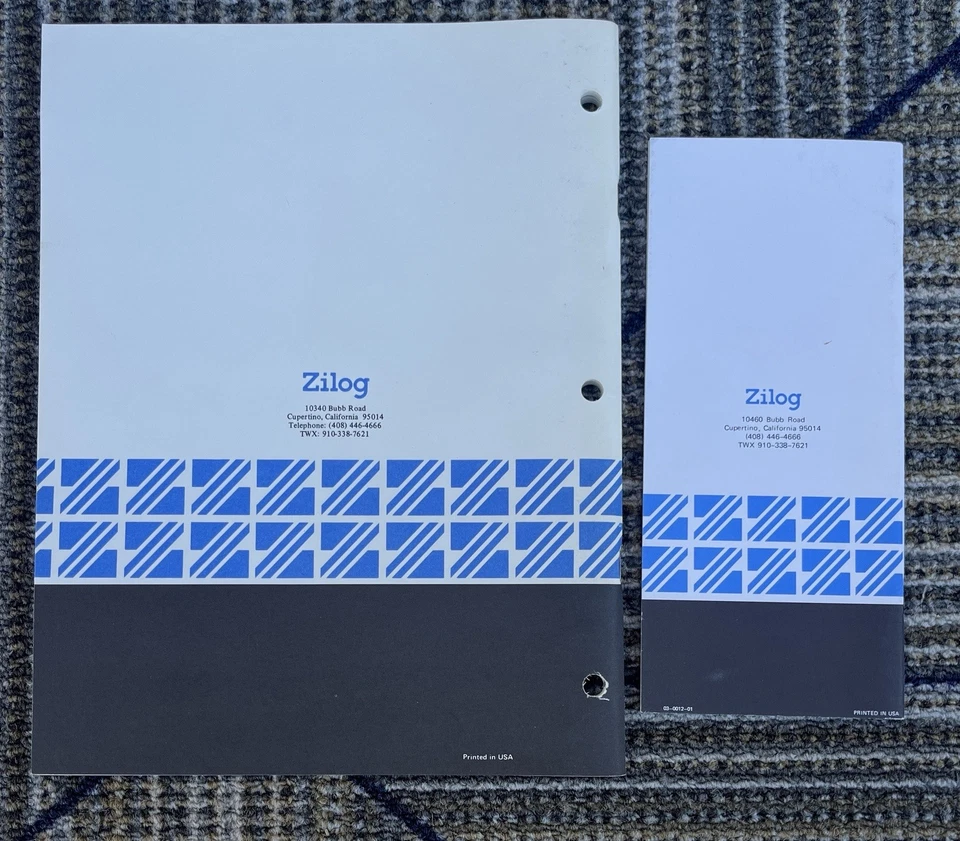 Zilog Z80-CPU / Z80A-CPU Technical Manual 1977 + Programming Reference Card - Image 3 of 3