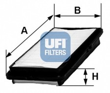 UFI Luftfilter 30.242.00 Filtereinsatz für CRX CIVIC HONDA 4 ED EF Hatchback EC