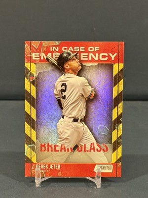 Derek Jeter 2025 Stadium Club #ICE-7 In Case of Emergency New York