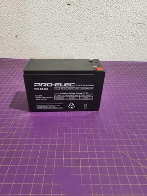 Pro-Elec Wiederaufladbare Batterie PEL01436, 12 V, Blei-Säure, 7 Ah_2_5