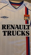 Maillot Lyon vintage domicile N°9 ELBER 2004-2005