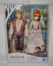 Disney Frozen 2 Anna & Kristoff 12" Dolls Set 2019 Movie Collectible Figures New