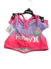 Little Girl's Hurley 2 Piece UPF 50+ Swimsuit Swim Set
