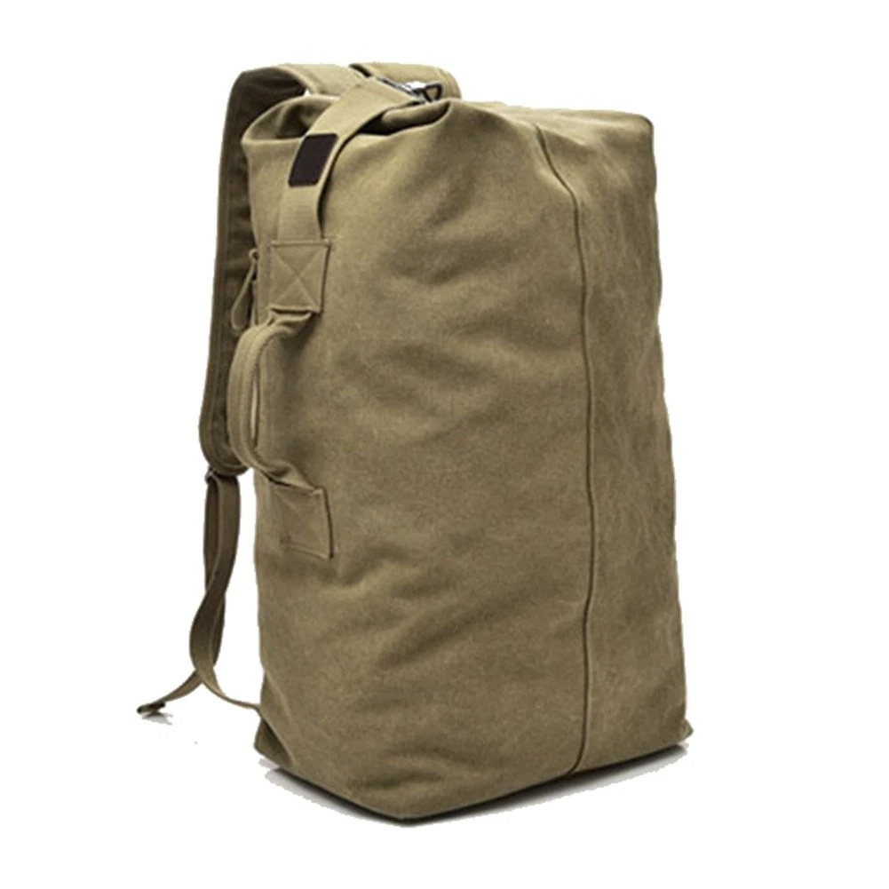 Duffel Bag 55x30x20cm Canvas Tactical Military Top Load - Hiking, Travel, Sports