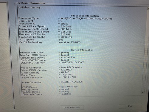 Dell Latitude E6440 14" Core i7-4610 3GHz 8GB RAM OHNE HDD/OS Gut - Bild 3 von 11
