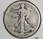1921 S Walking Liberty Silver Half Dollar 50c FINE, Low Mintage KEY-DATE 🔥