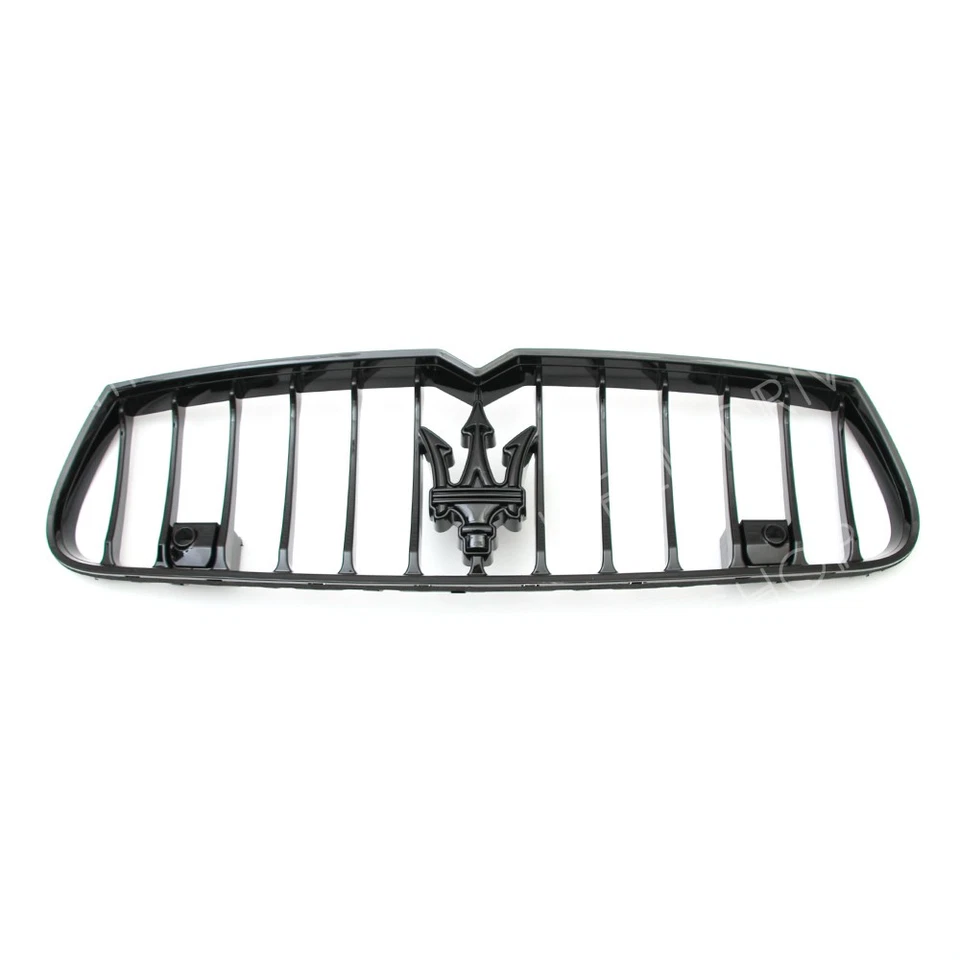 For Maserati Ghibli 2014-2017 S SQ4 Glossy Black Front Bumper Grille 670010764 - Image 2 of 4