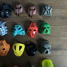 LEGO Bionicle Kanohi Mask Lot 30 Mask Includes EU Copper Huna